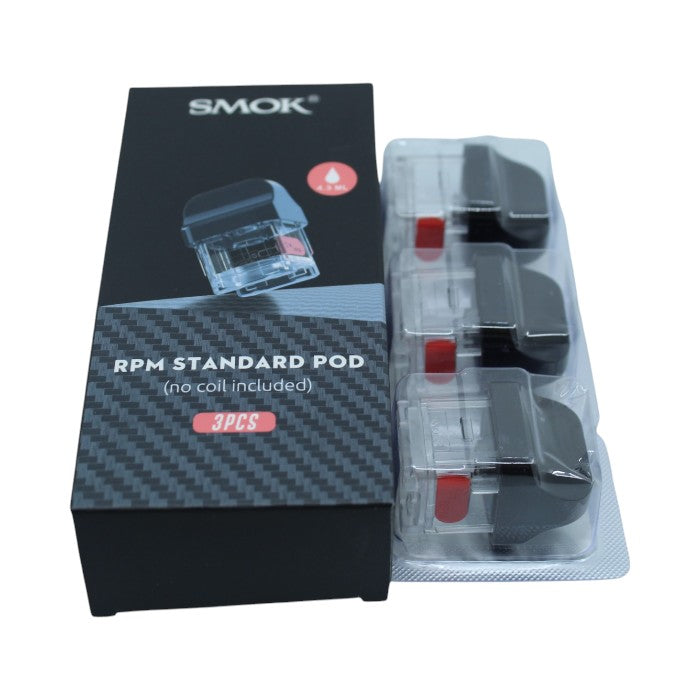 SMOK RPM Standard XL 4.3ml Empty Pods (Pack of 3) product pack