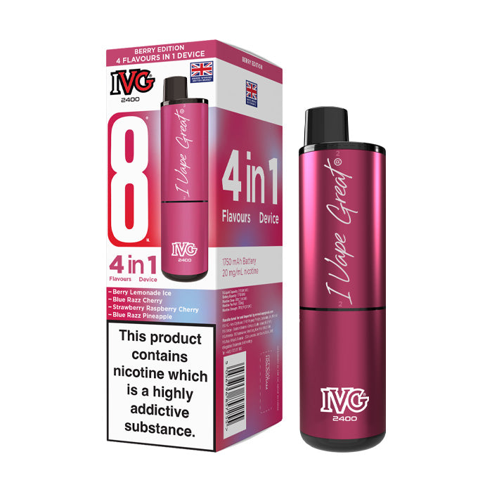 IVG 2400 Reload 4-in-1 Prefilled Pod Kit 20mg