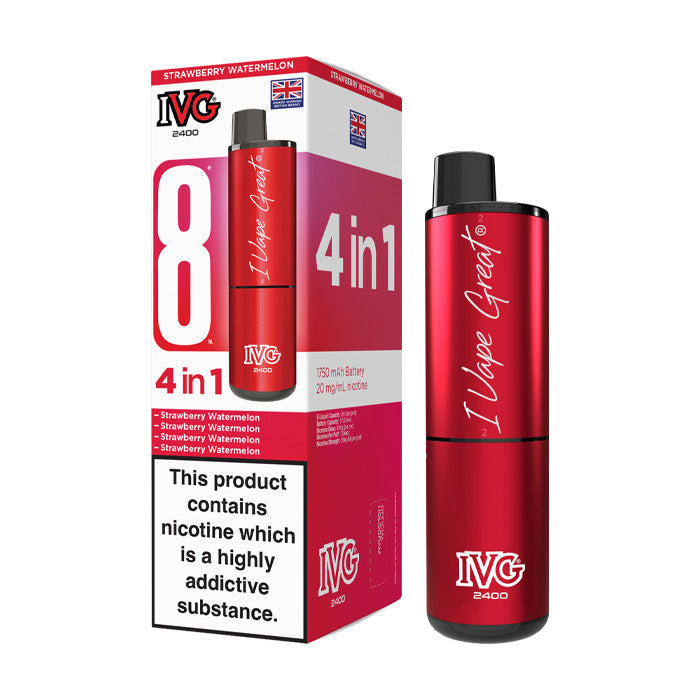 IVG 2400 4 In 1 Prefilled Pod Kit - Strawberry Watermelon