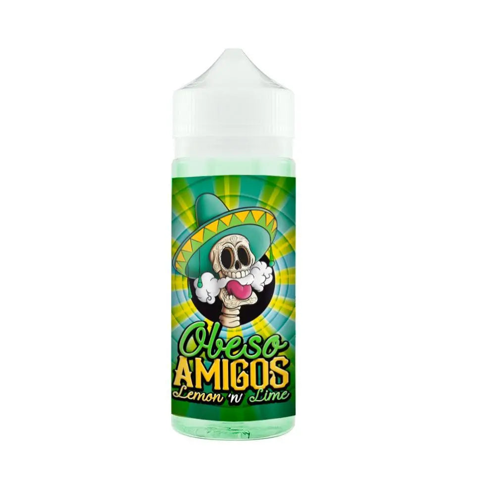 Obeso Amigos Lemon and Lime shortfill e-liquid bottle