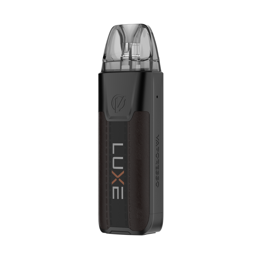 Dark Black Leather Vaporesso LUXE XR MAX 2 80W pod vape kit