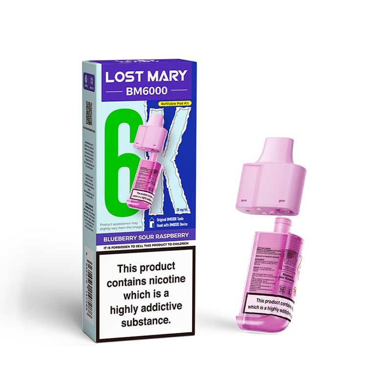 Lost Mary BM6000 Replacement Pod & Refill Pack 20mg 🔥 5 for £20 🔥