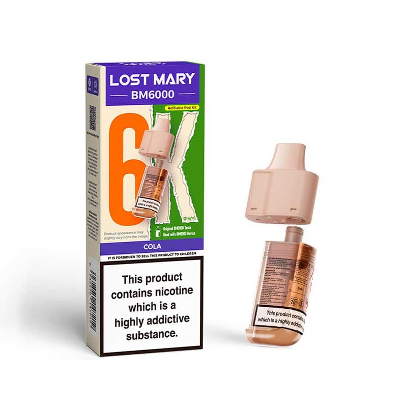 Lost Mary BM6000 Replacement Pod & Refill Pack 20mg 🔥 5 for £20 🔥