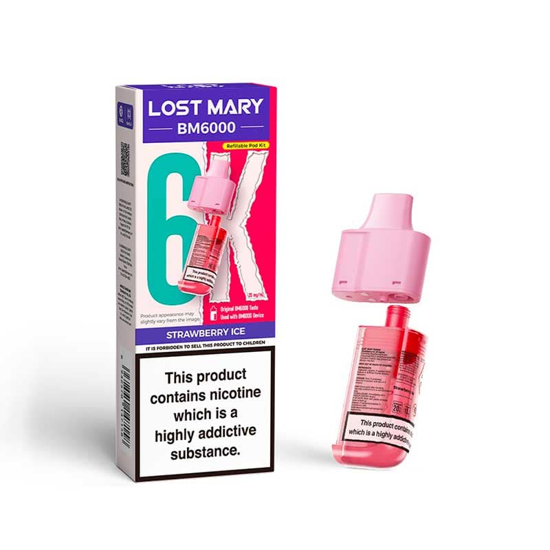 Lost Mary BM6000 Replacement Pod & Refill Pack 20mg 🔥 5 for £20 🔥