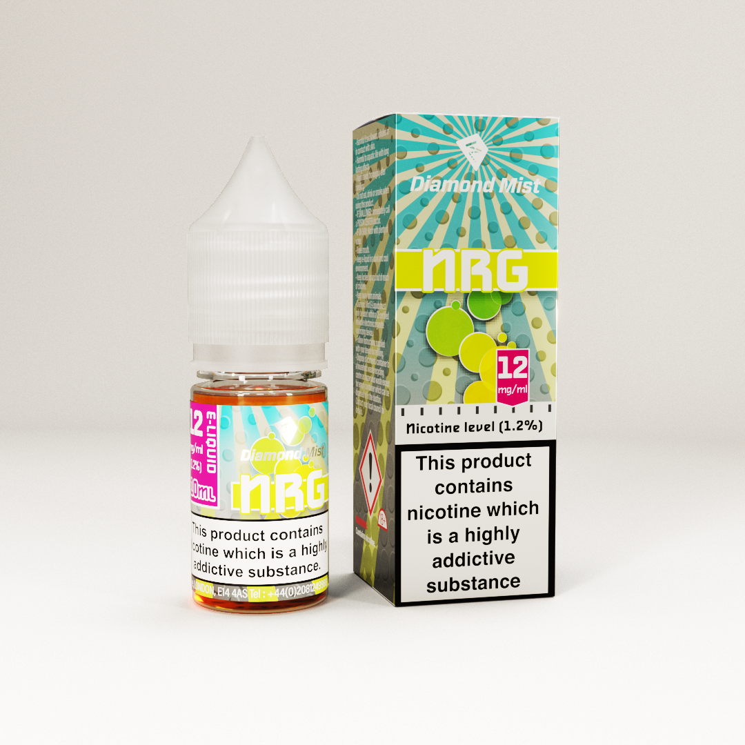 Diamond Mist Energy Drink e-liquid 10ml 12mg bottle