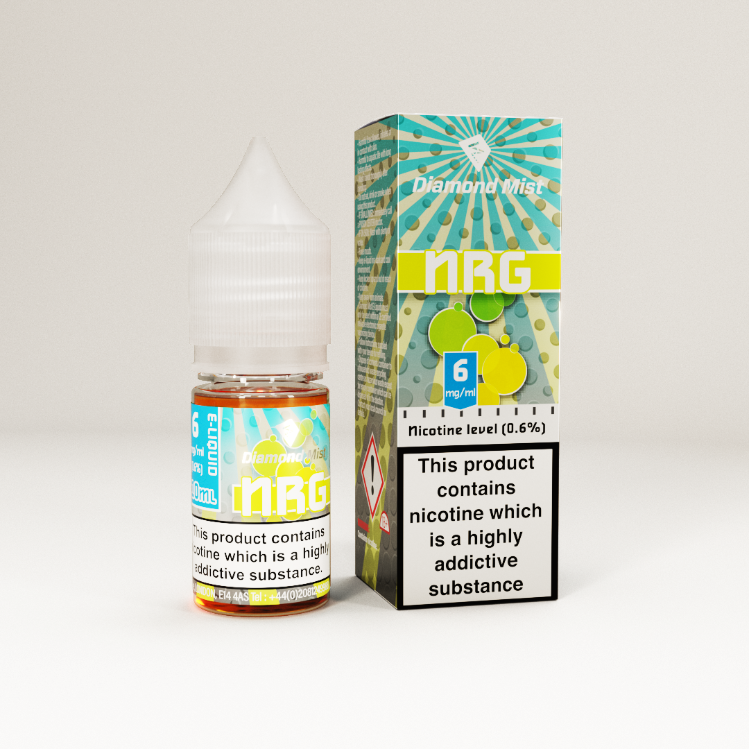 Diamond Mist Energy Drink e-liquid 10ml 6mg bottle