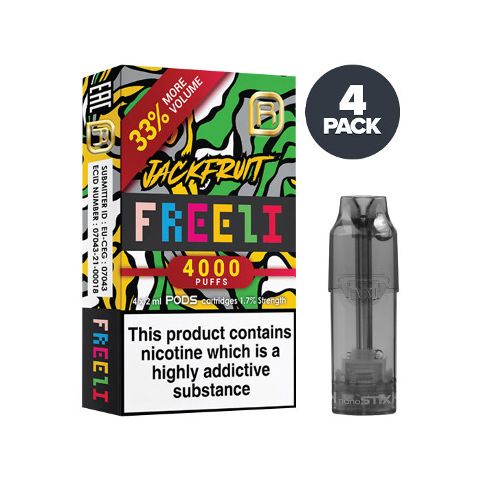 Fantasi NanoStix Mix 4000 Prefilled Pods 17mg (Pack of 4 × 2ml)