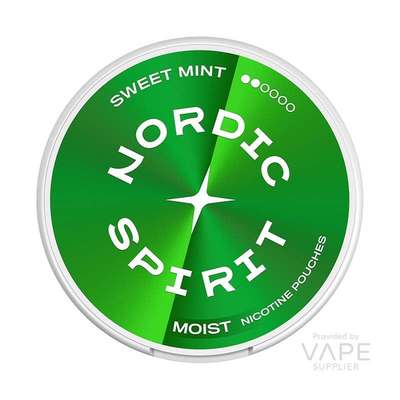 Nordic Spirit Sweet Mint Nicotine Pouches – Regular (2/4) – 6mg per pouch – 20 pouches