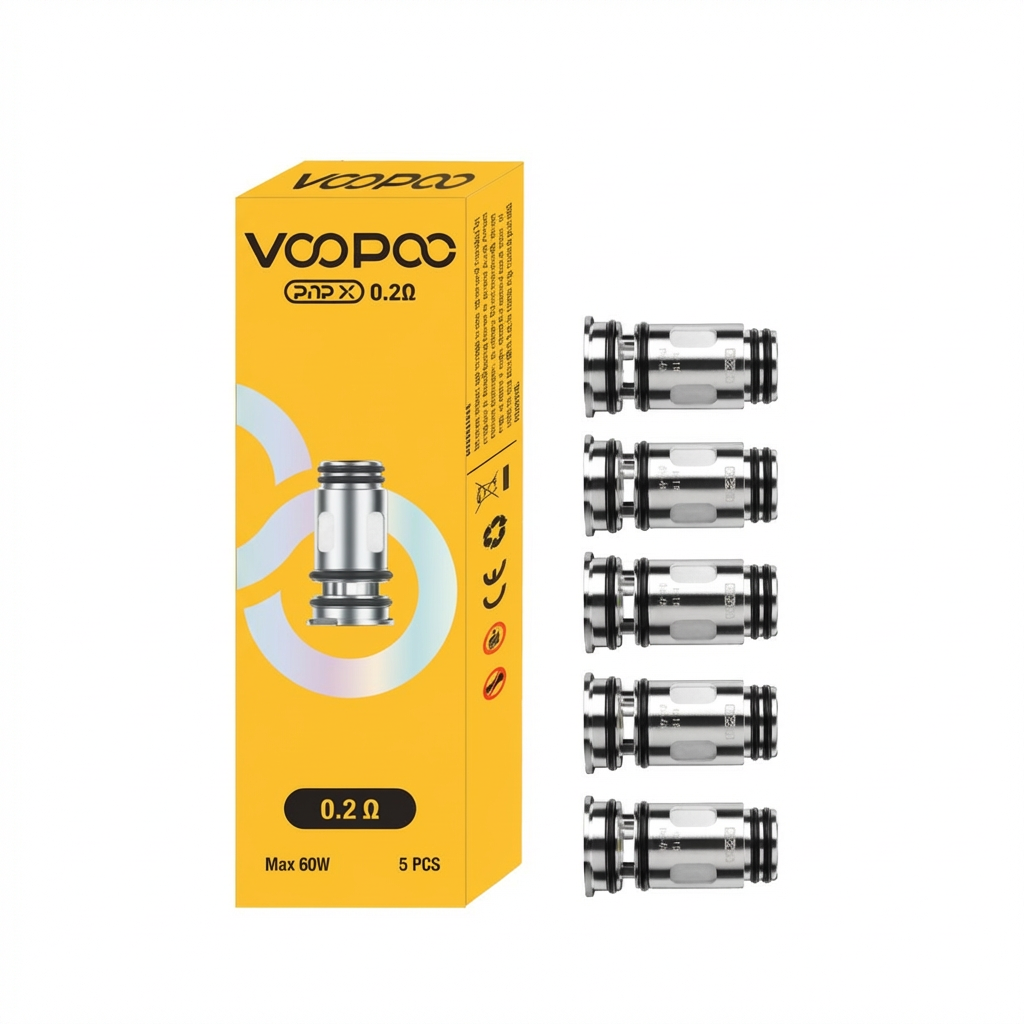 VOOPOO PnP X 0.2 ohm replacement coils sealed retail pack of 5