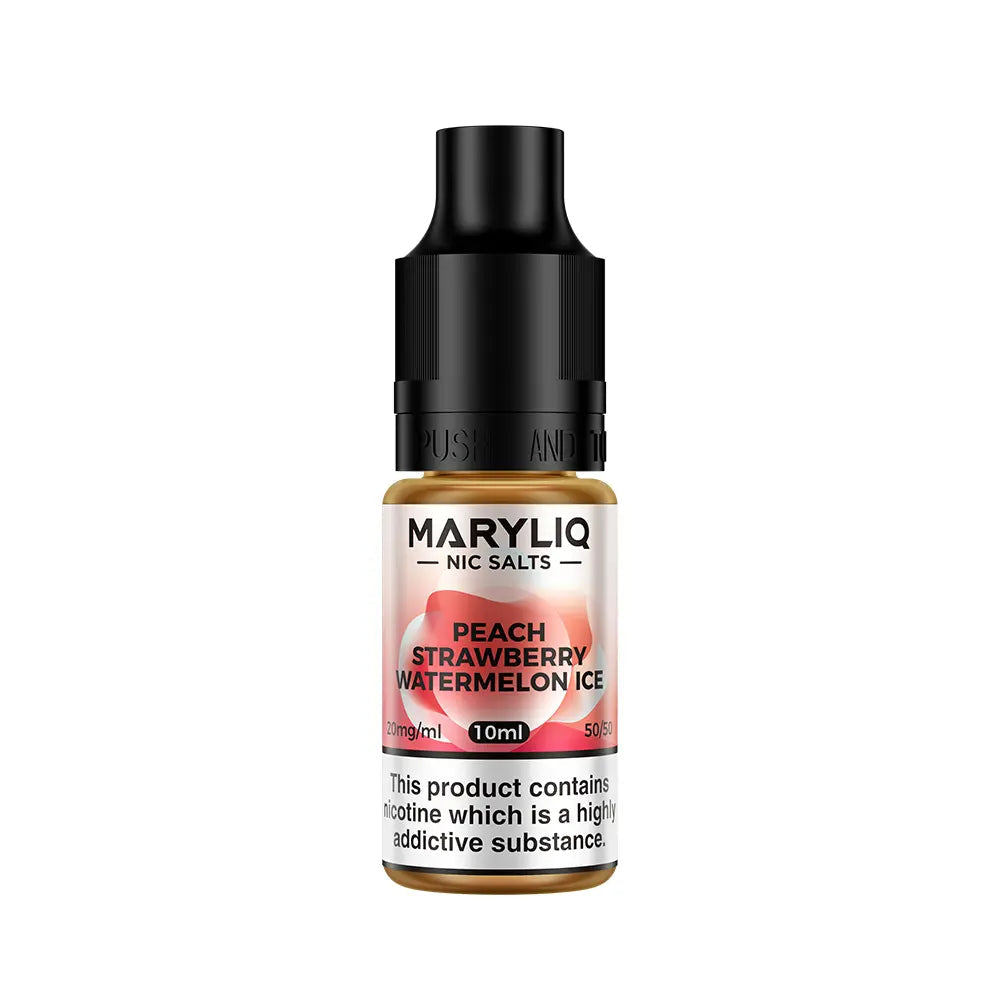 Lost Mary Maryliq Peach Strawberry Watermelon Ice Nic Salt E-Liquid 10ml