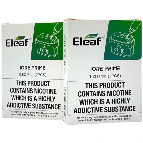 Eleaf IORE Prime Refillable Replacement Pods 1.2Ω (Pack of 2) sealed product pack