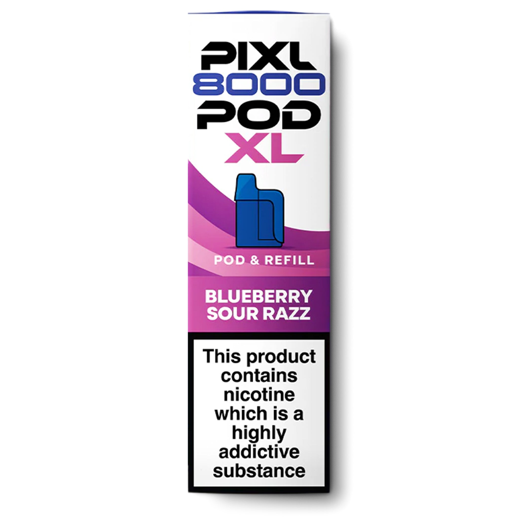 PIXL 8000 replacement refill pods - Blueberry Sour Razz