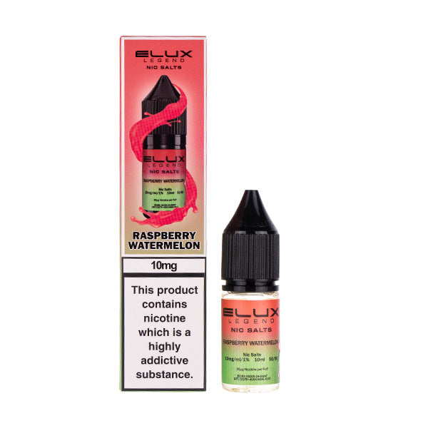 ELUX Legend Raspberry Watermelon 10mg nic salt e-liquid 10ml