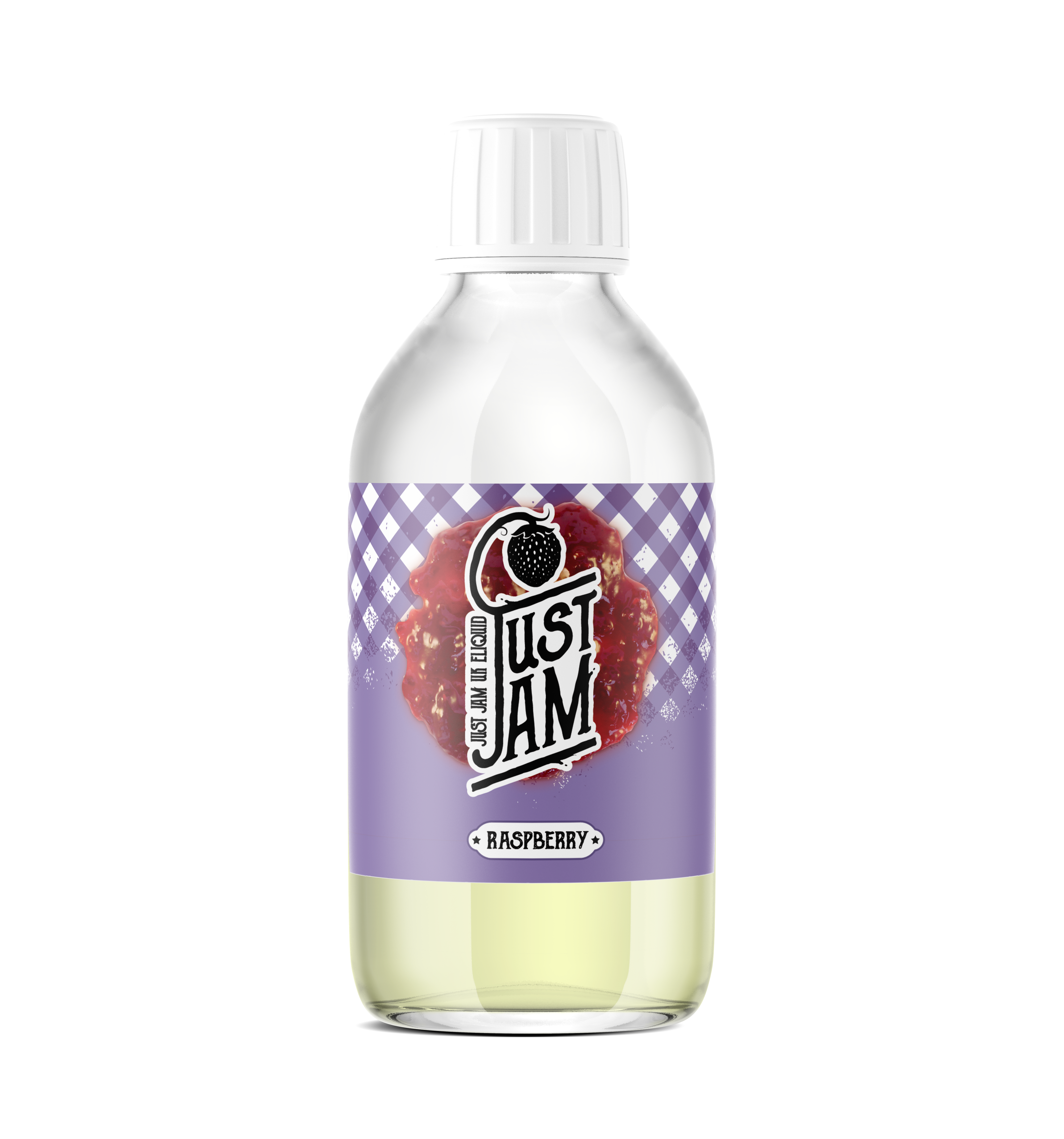 Just Jam Raspberry 200ml shortfill e-liquid bottle