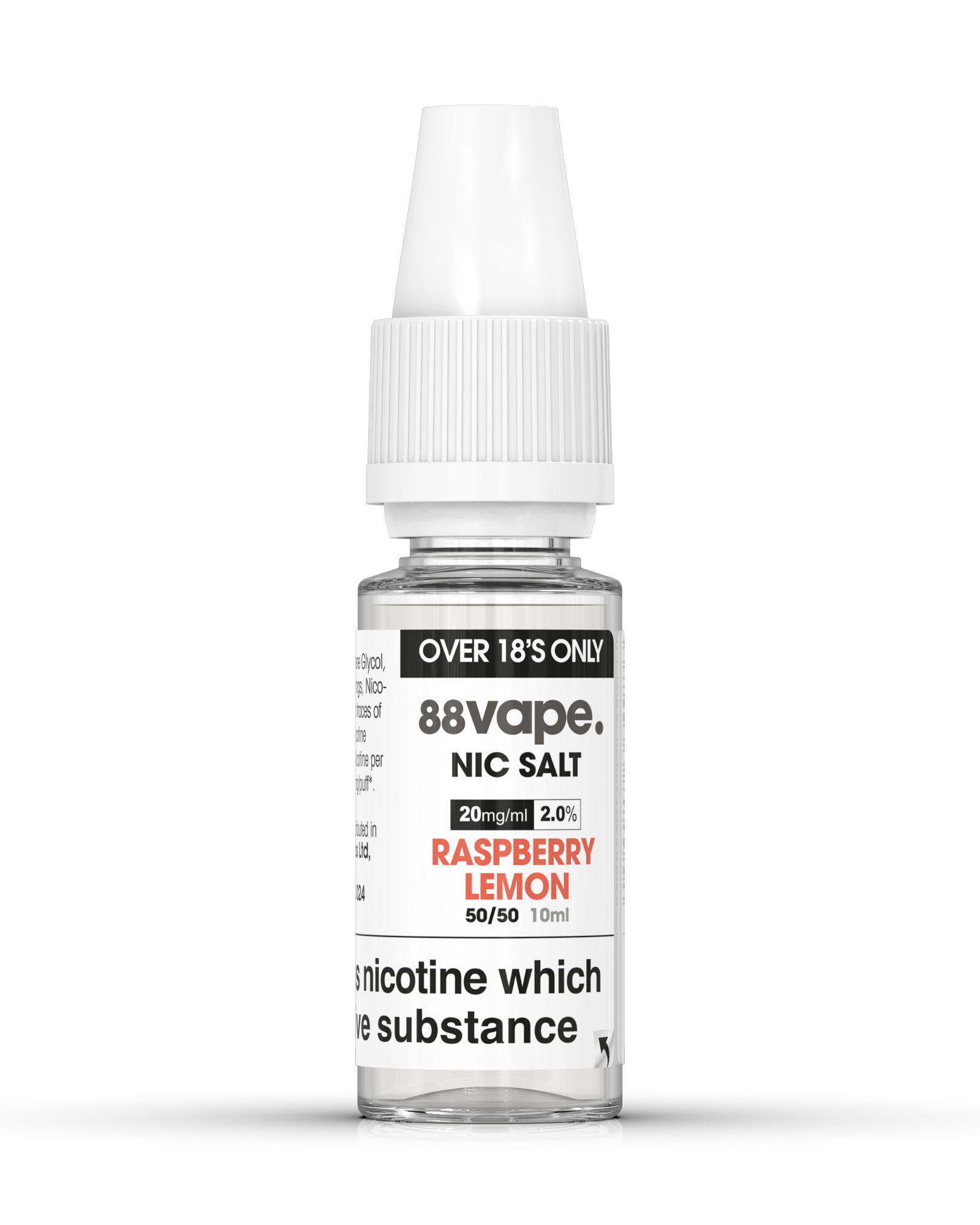 88Vape Raspberry Lemon Nic Salt E-Liquid 10ml – 20mg