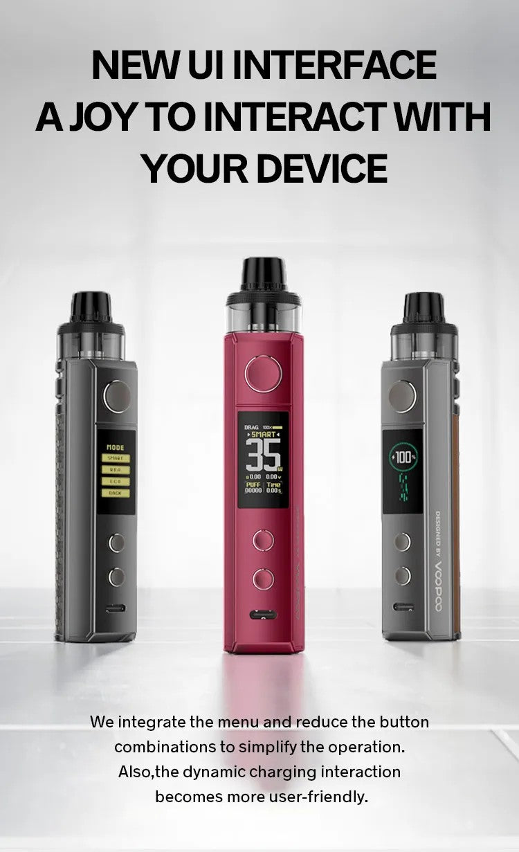 Voopoo Drag H80s Pod Vape Kit - Grey Carbon Fiber Voopoo Drag H80s Pod Vape Kit - Grey Carbon Fiber