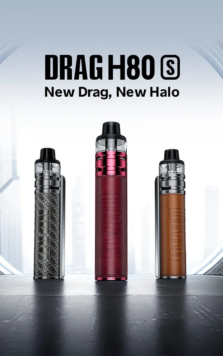 Voopoo Drag H80s Pod Vape Kit - Grey Carbon Fiber Voopoo Drag H80s Pod Vape Kit - Grey Carbon Fiber