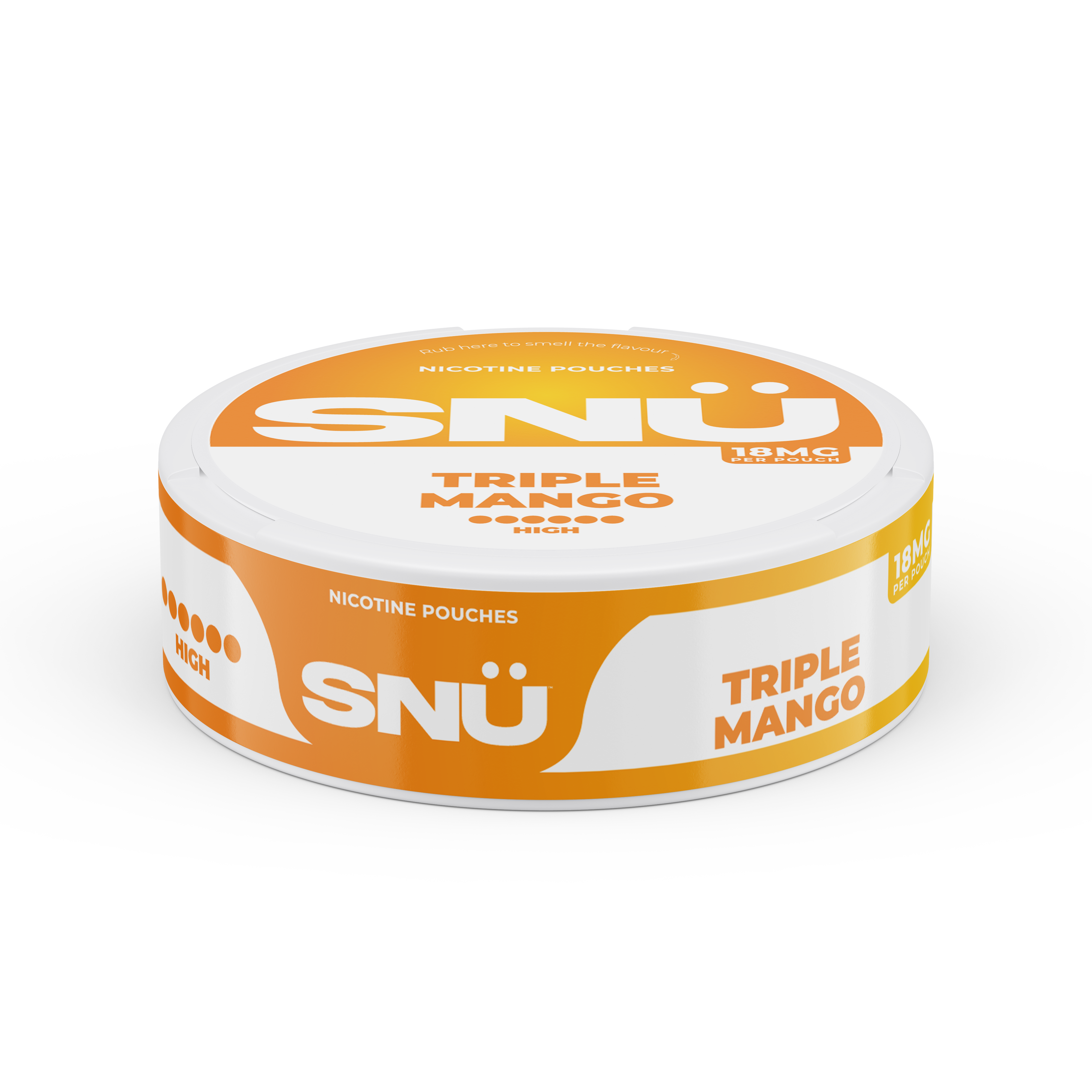 SNU Triple Mango Nicotine Pouches – High – 18mg per pouch