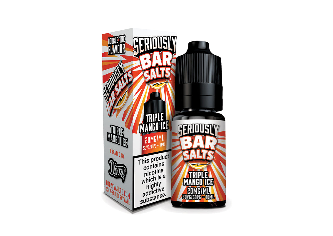 Seriously Bar Salts Triple Mango Ice 20mg nic salt e-liquid 10ml