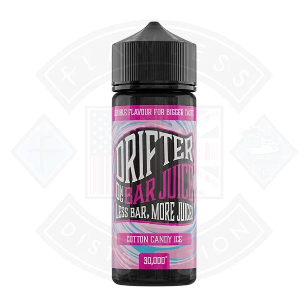 Drifter Cotton Candy Ice 100ml shortfill e-liquid – 0mg