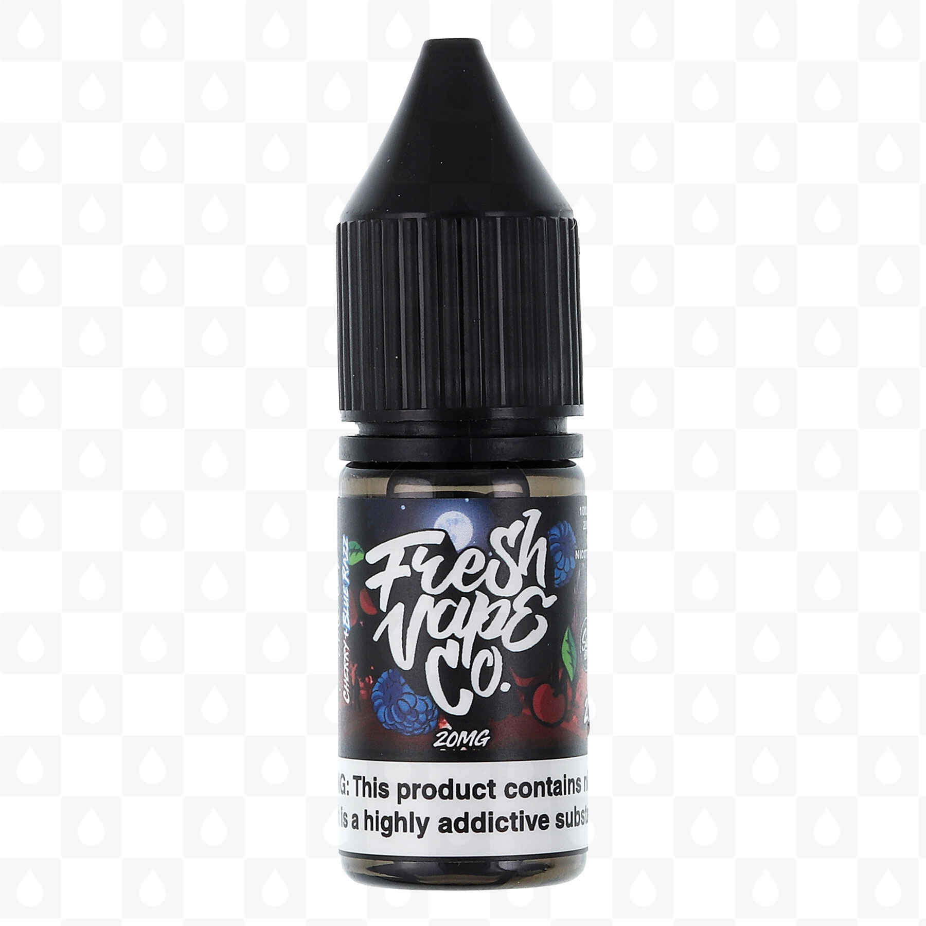Fresh Vape Co Sinners Street Cherry Blue Raspberry 20mg Nic Salt E-Liquid 10ml
