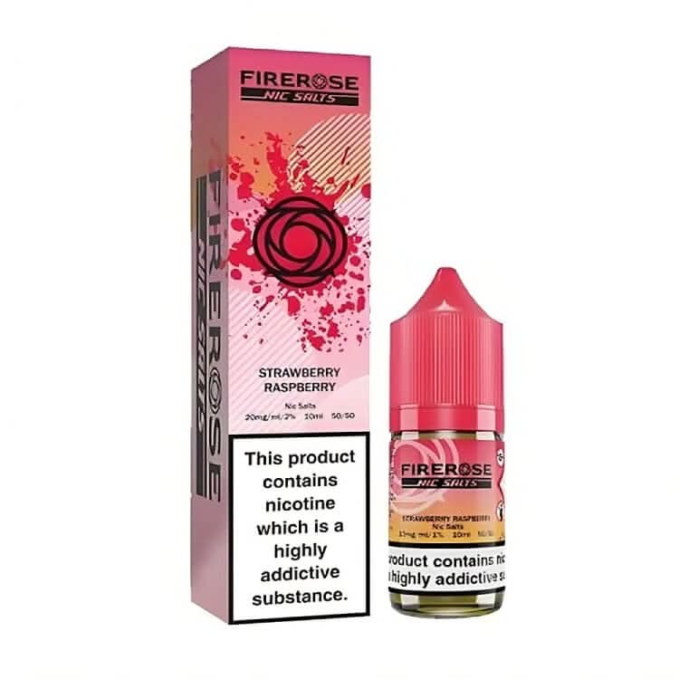 ELUX Fire Rose 5000 Strawberry Raspberry Nic Salt E-Liquid 10ml 🔥 CLEARANCE 6 for £10 🔥