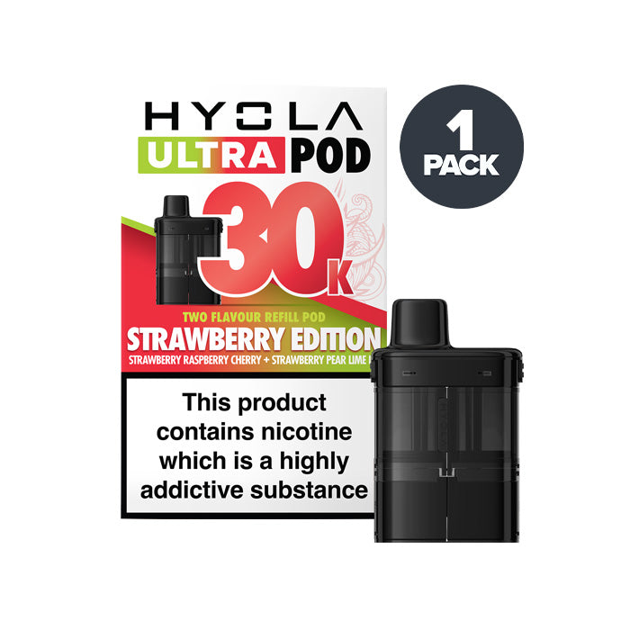 Hyola Ultra 30K replacement pods - Strawberry Edition