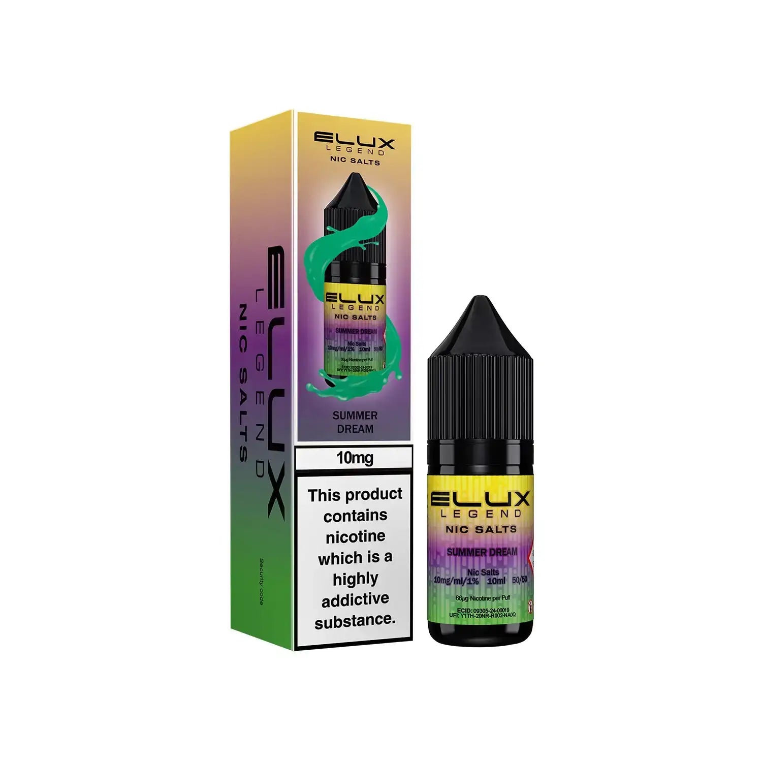 ELUX Legend Summer Dream 10mg nic salt e-liquid 10ml