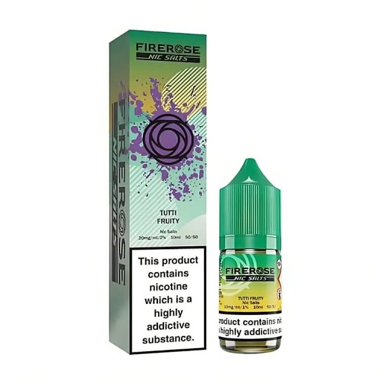 ELUX Fire Rose 5000 Tutti Fruity Nic Salt E-Liquid 10ml 🔥 CLEARANCE 6 for £10 🔥