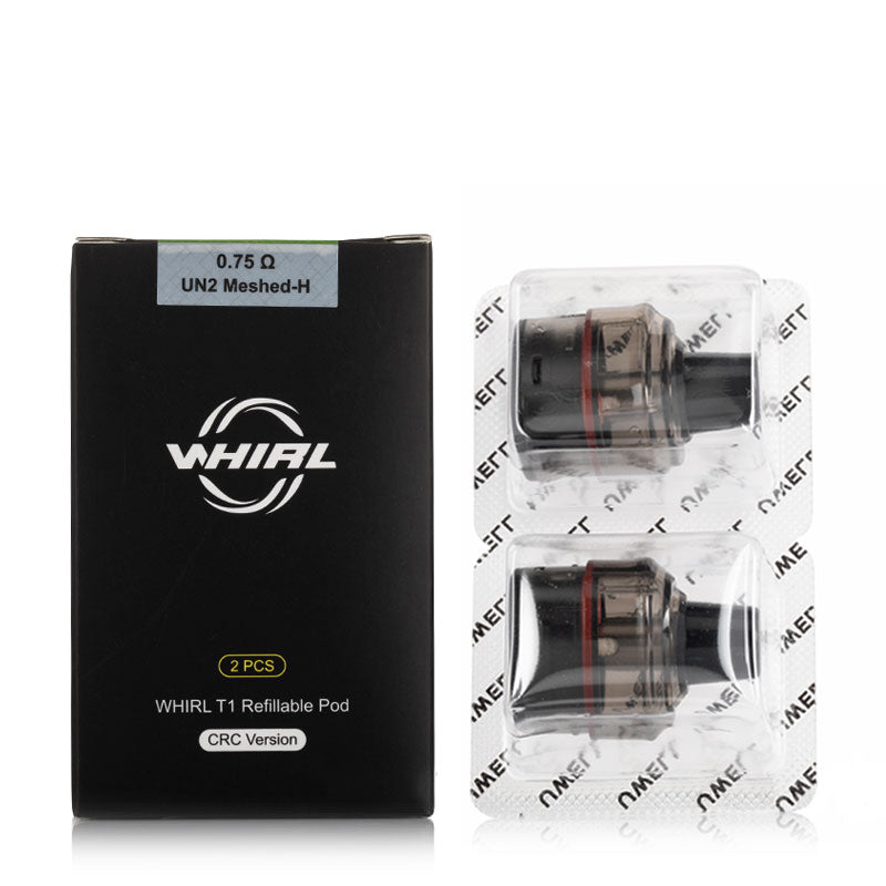 Uwell - Whirl T1 Replacement Pod 0.75ohm - Pack of 2