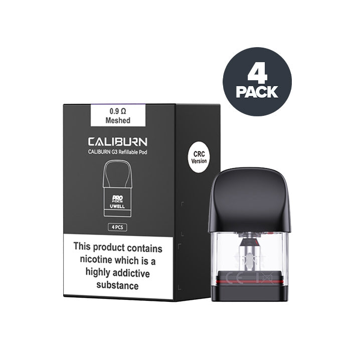 Uwell Caliburn G3 Top Fill Replacement Pods - 0.9Ω
