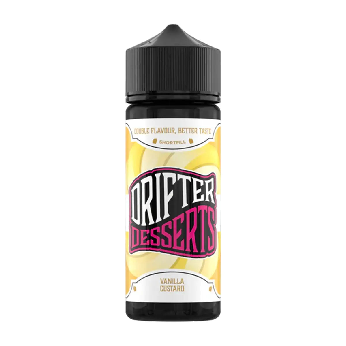 Drifter Desserts Vanilla Custard 100ml shortfill e-liquid – 0mg