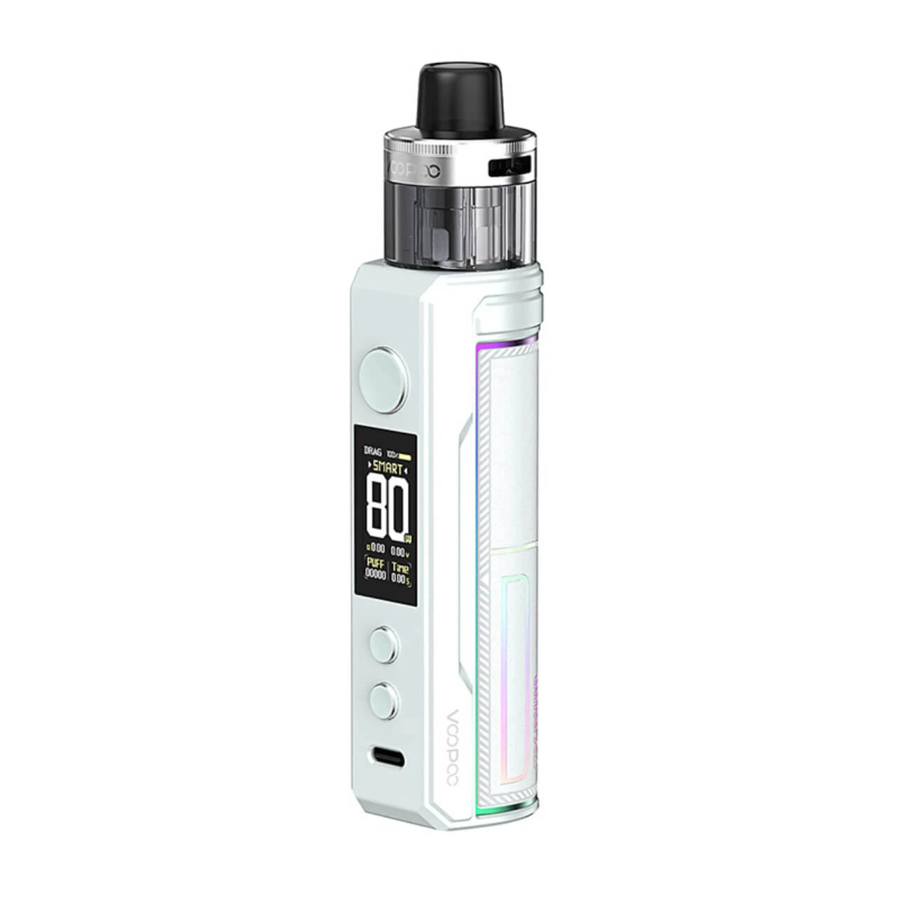 VOOPOO Drag X2 2ml TPD vape pod kit in Pearl White - battery not included