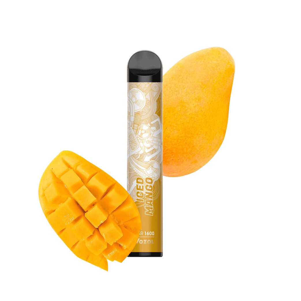 Vozol Bar 2200 Disposable Vape Device Iced Mango - 2mg Vozol Bar 2200 Disposable Vape Device Iced Mango - 2mg