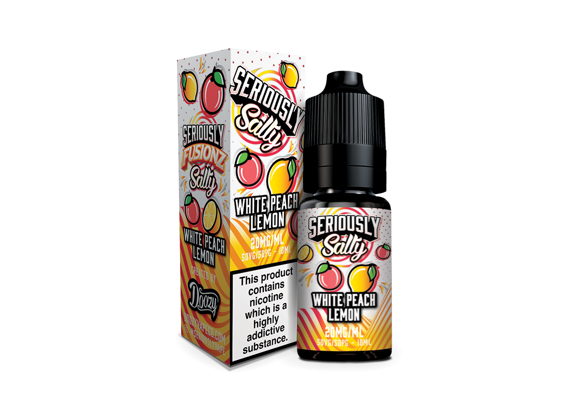 Seriously Fusionz White Peach Lemon 10ml bottle