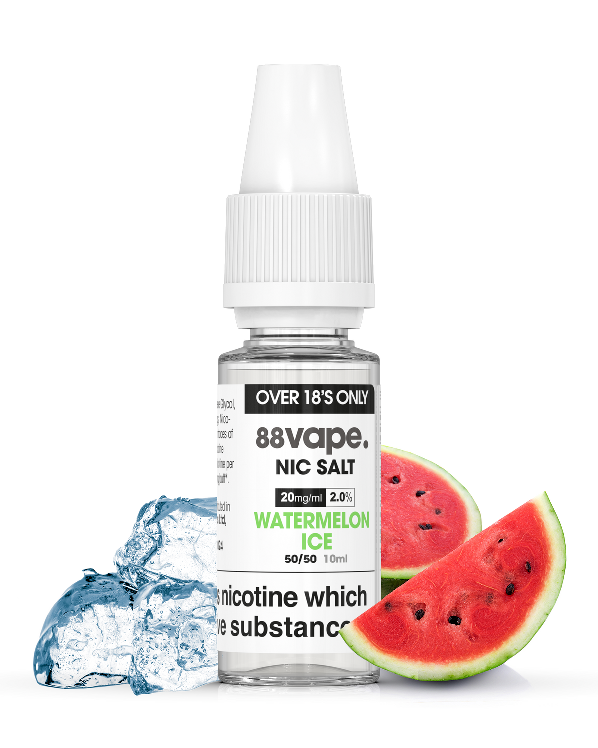 88Vape Watermelon Ice Nic Salt E-Liquid 10ml – 20mg