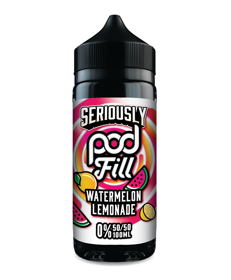Seriously Pod Fill Watermelon Lemonade 100ml shortfill e-liquid – 0mg