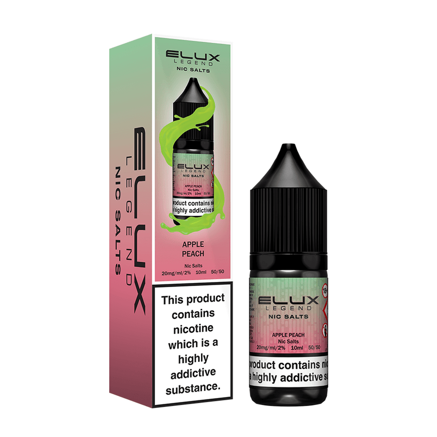 ELUX Legend Apple Peach 20mg nic salt e-liquid 10ml