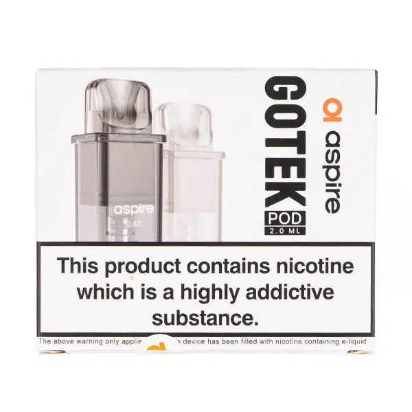 Aspire Gotek 2ml Replacement Pods 0.8Ω (Pack of 2)