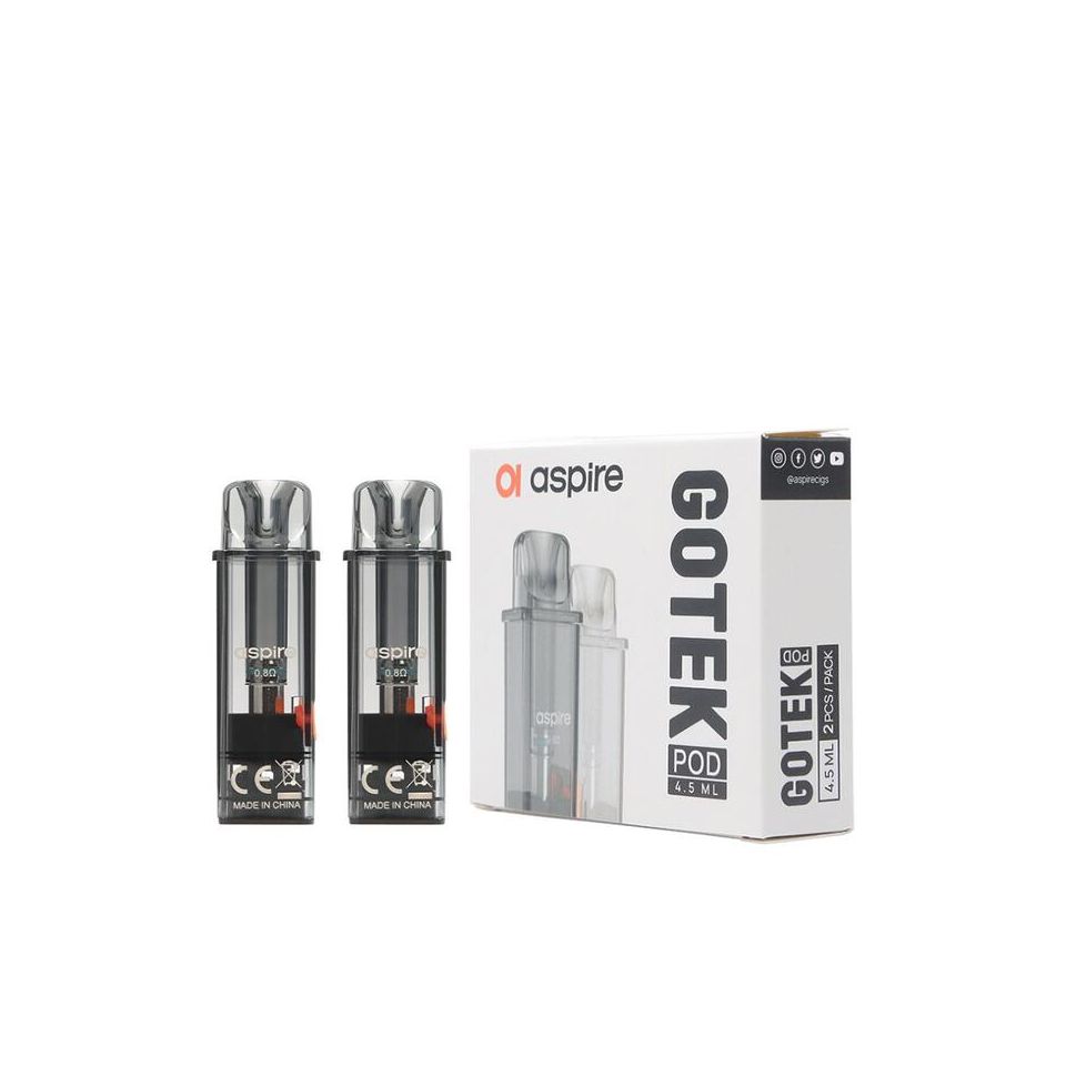 Aspire Gotek XL 4.5ml Replacement Pods 0.8Ω (Pack of 2)