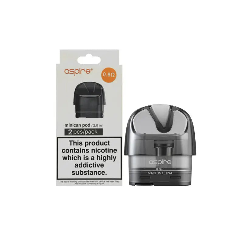 Aspire - Minican Replacement Pods 0.8ohm - 2ml - Pack Of 2