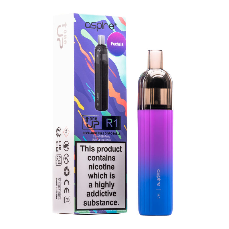 Aspire One Up R1 Disposable Vape Kit - Fuchsia Aspire One Up R1 Disposable Vape Kit - Fuchsia