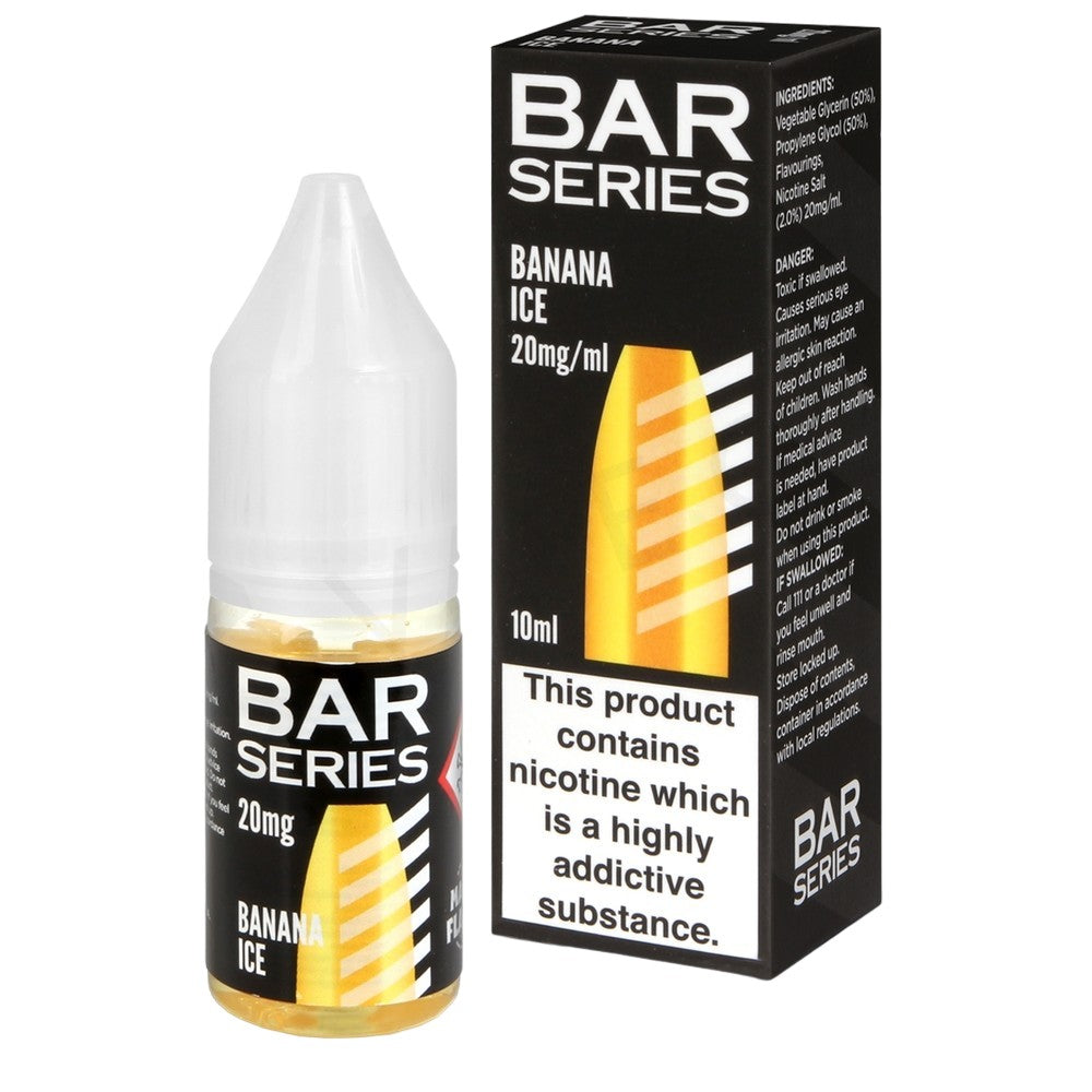 Bar Series Banana Ice Nic Salt E-liquid 10ml - 5mg Bar Series Banana Ice Nic Salt E-liquid 10ml - 5mg