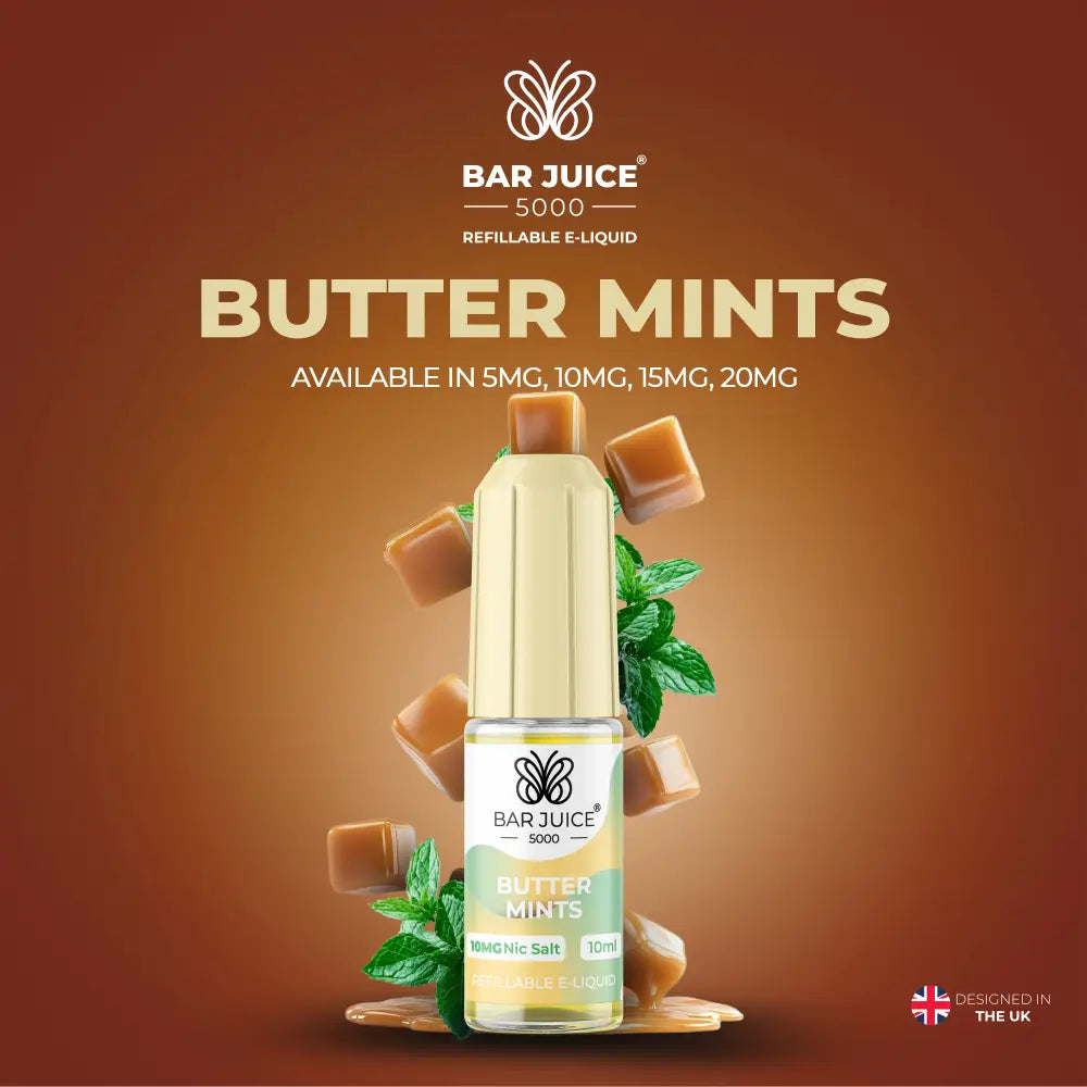 Bar Juice 5000 Butter Mints Nic Salt E-Liquid 10ml | 10 for £12