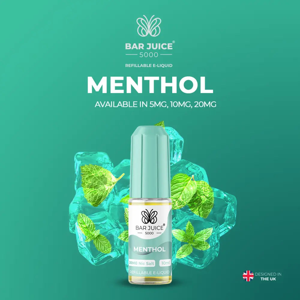 Bar Juice 5000 Menthol Nic Salt E-Liquid 10ml