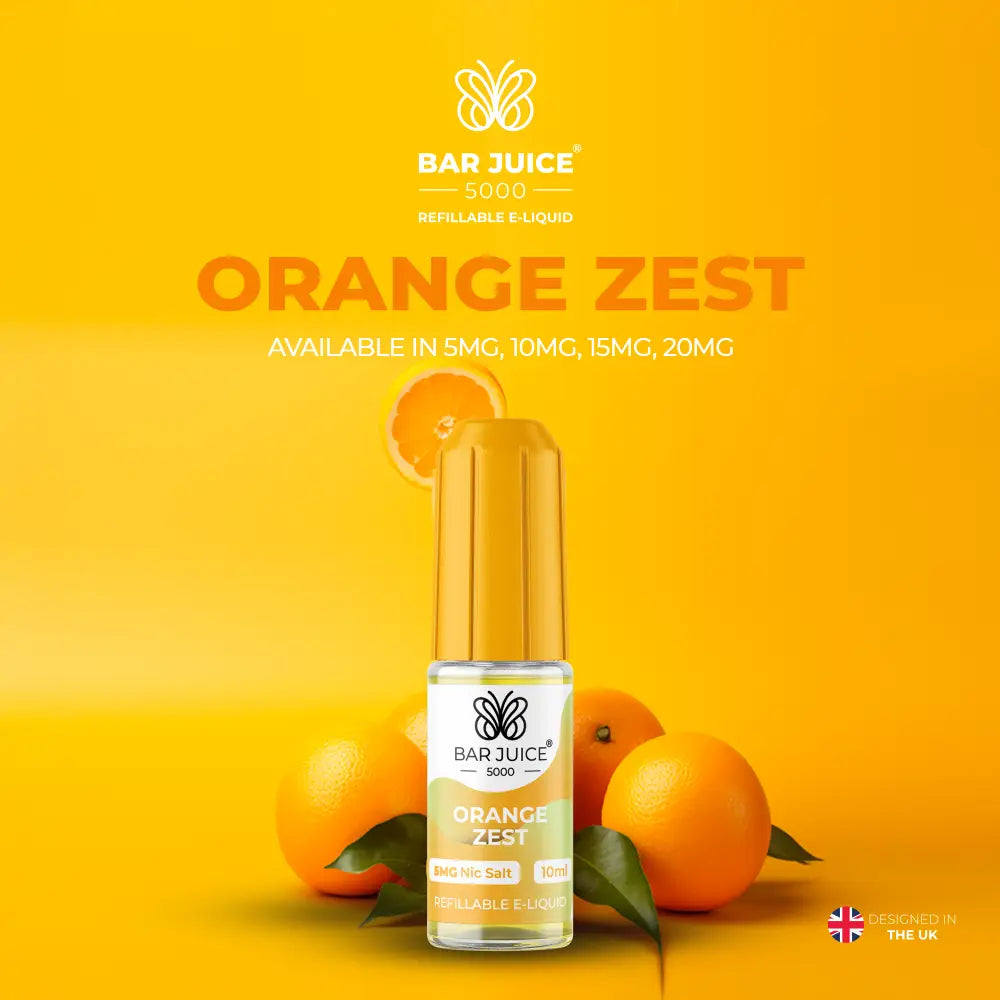 Bar Juice 5000 Orange Zest Nic Salt E-Liquid 10ml | 10 for £12