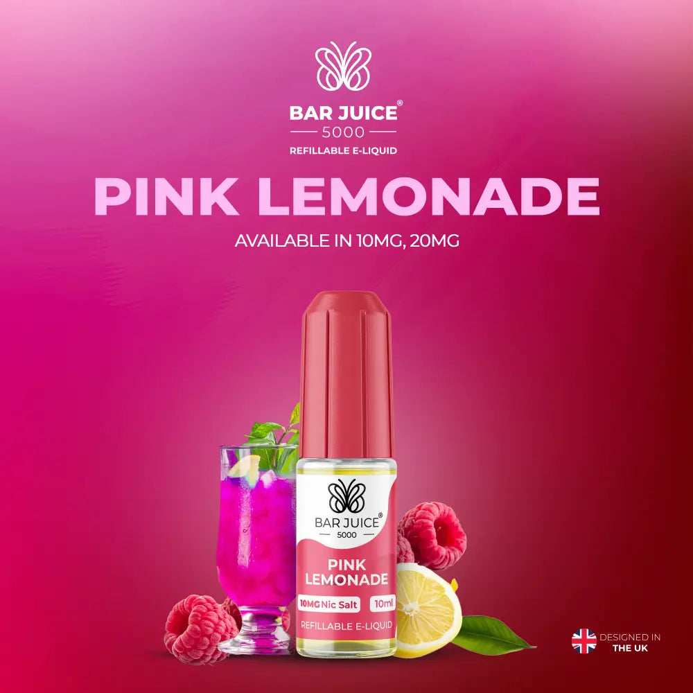 Bar Juice 5000 Pink Lemonade Nic Salt E-Liquid 10ml | 10 for £12