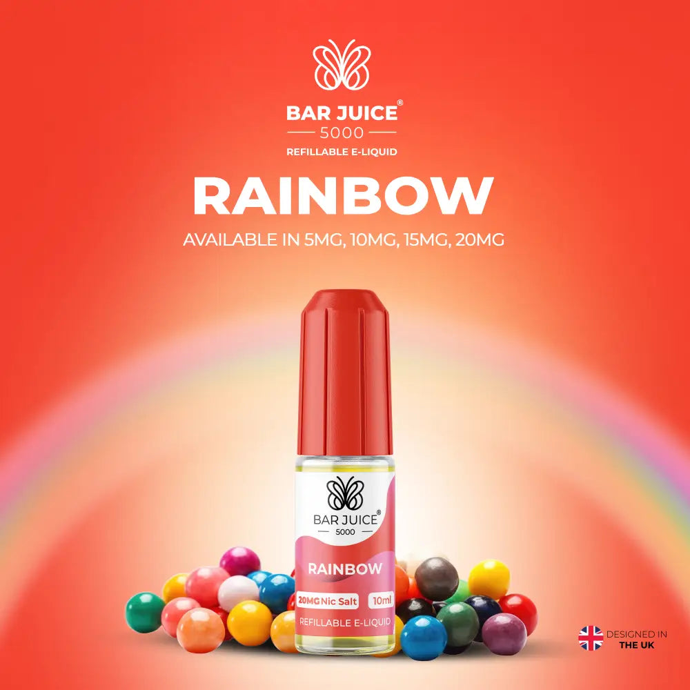 Bar Juice 5000 Rainbow Nic Salt E-Liquid 10ml