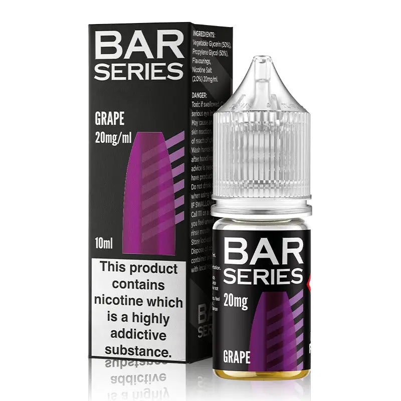 Bar Series - Grape Nic Salt E-liquid 10ml - 20mg
