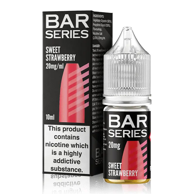Bar Series - Sweet Strawberry Nic Salt E-liquid 10ml - 20mg